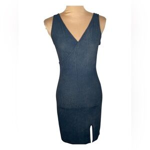 Deborah‎ Viereck Elegant Blue Sleeveless Dress